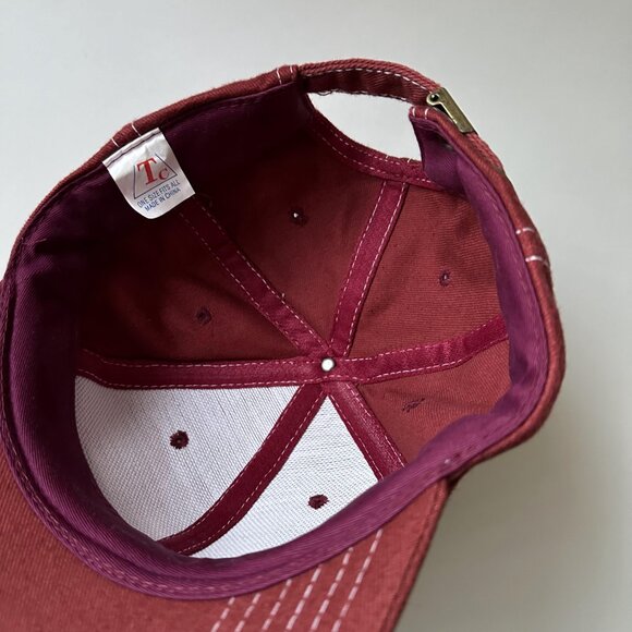 Unisex TC Baseball Hat Adjustable Strap Back Cap Vine Red One Size Fits Most - Picture 7 of 9